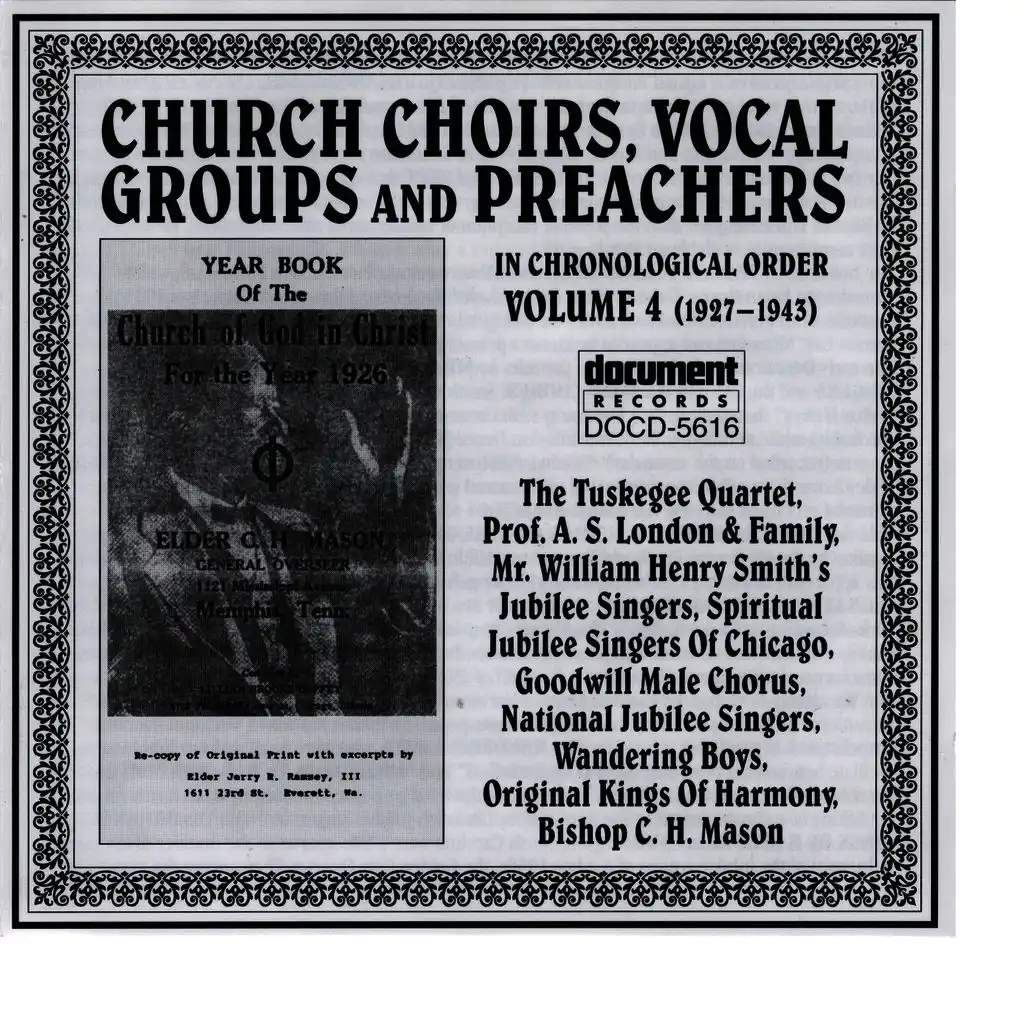 Church Choirs, Vocal Groups & Preachers Vol. 4 (1927-1943)