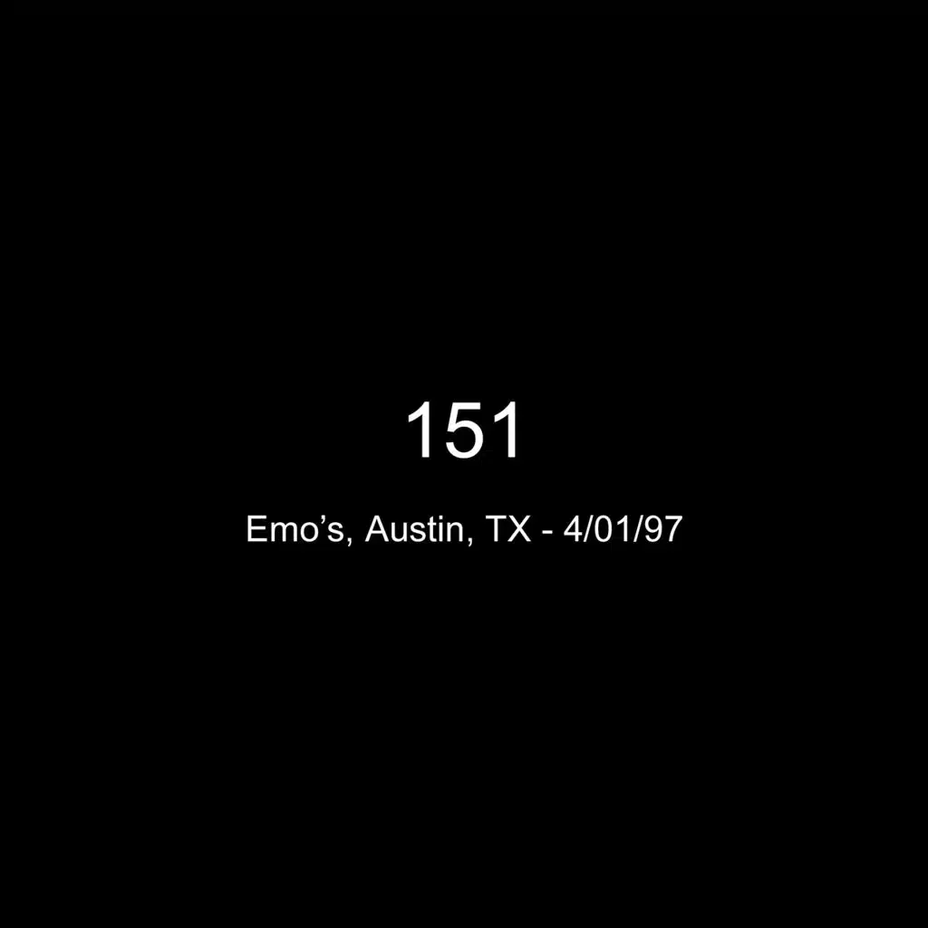 Blind Of Sin (But Only For A Day) 04-01-1997