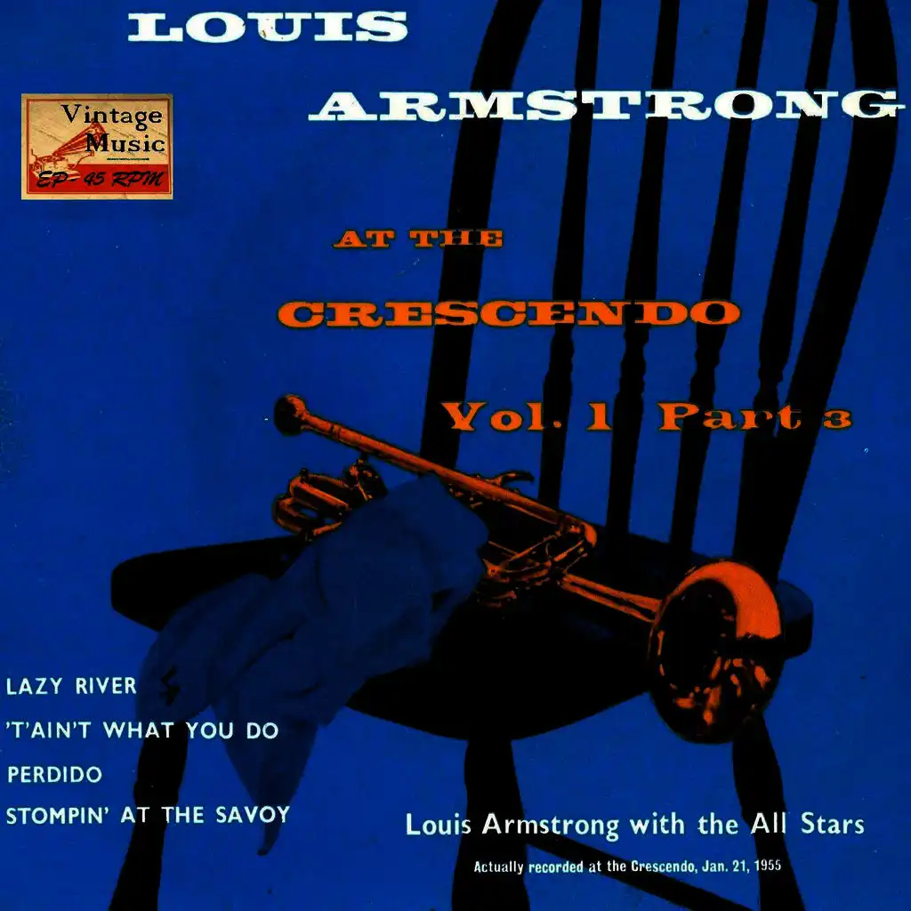 Vintage Jazz Nº 57 - EPs Collectors, "Louis Armstrong At The Crescendo"