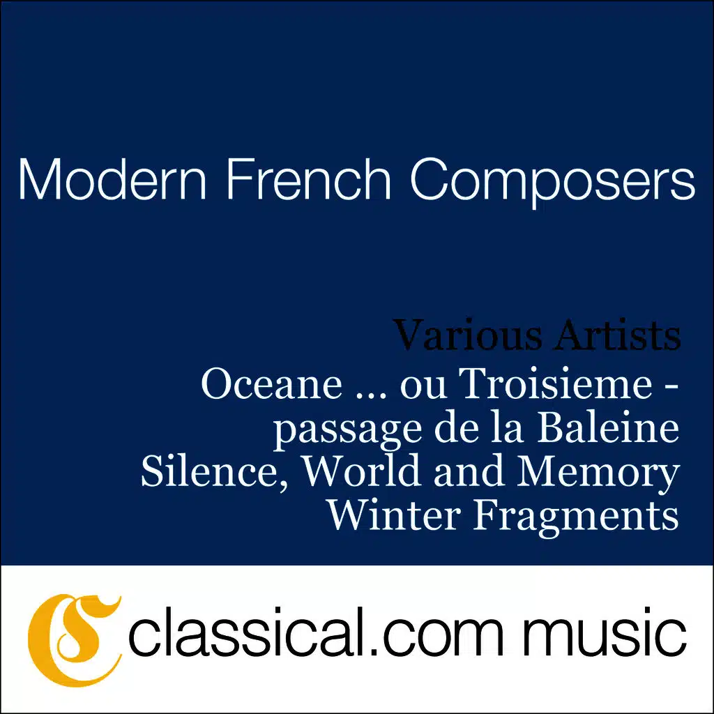Jean-Francois Estager, Silence Parole Et Memoire (Silence, World And Memory)
