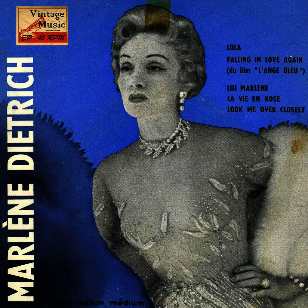 Vintage Vocal Jazz / Swing Nº19 - EPs Collectors "Marléne Dietrich At Café De Paris"
