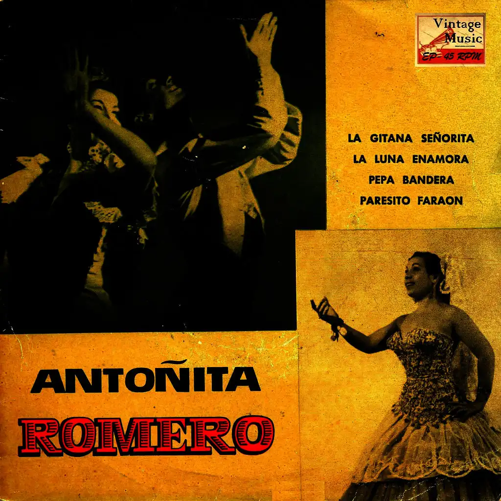 Vintage Spanish Song Nº71 - EPs Collectors "La Gitana Señorita" Copla Y Fiesta Gitana