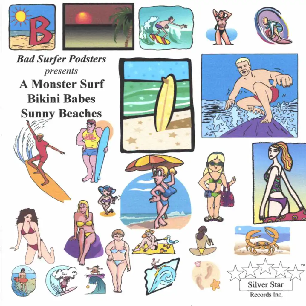 A Monster Surf Bikini Babes Sunny Beaches