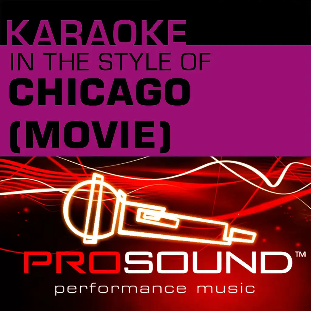 All That Jazz (Karaoke With Background Vocals)[In the style of Catherine Zeta-Jones]