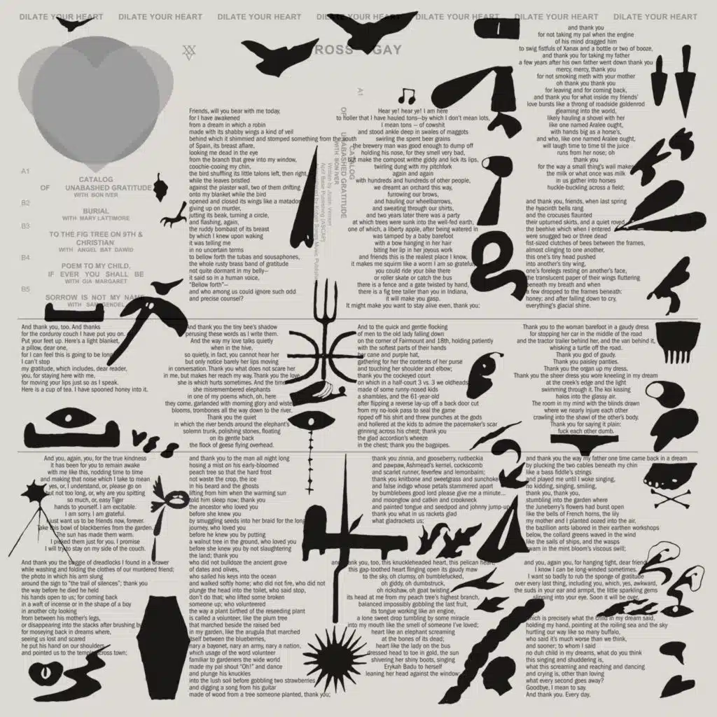 Catalog of Unabashed Gratitude