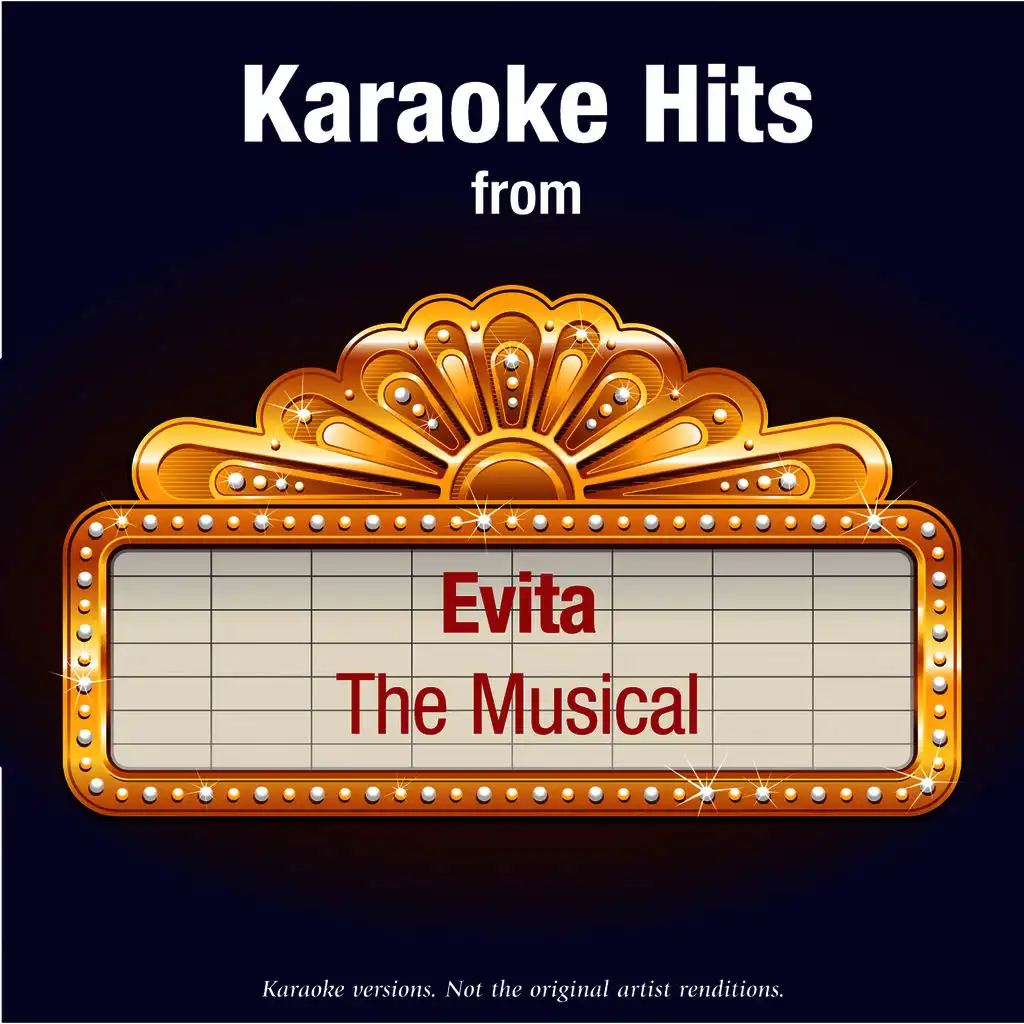 Karaoke Hits from - Evita - The Musical