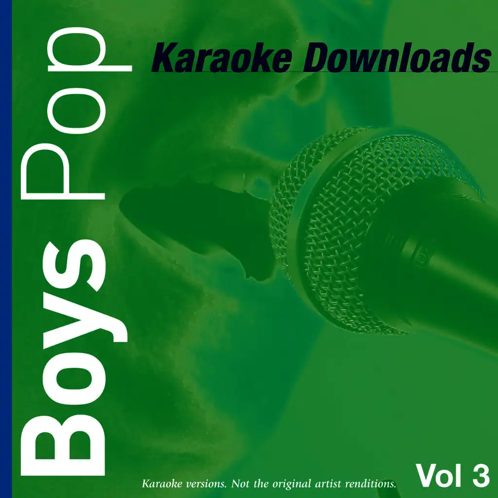 Karaoke Downloads - Boys Pop Vol.3