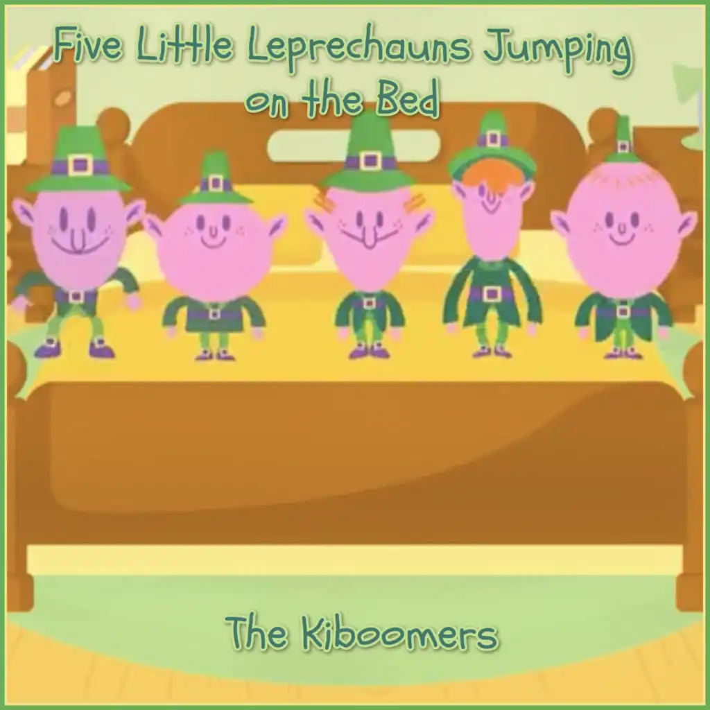 Five Little Leprechauns Jumping on the Bed