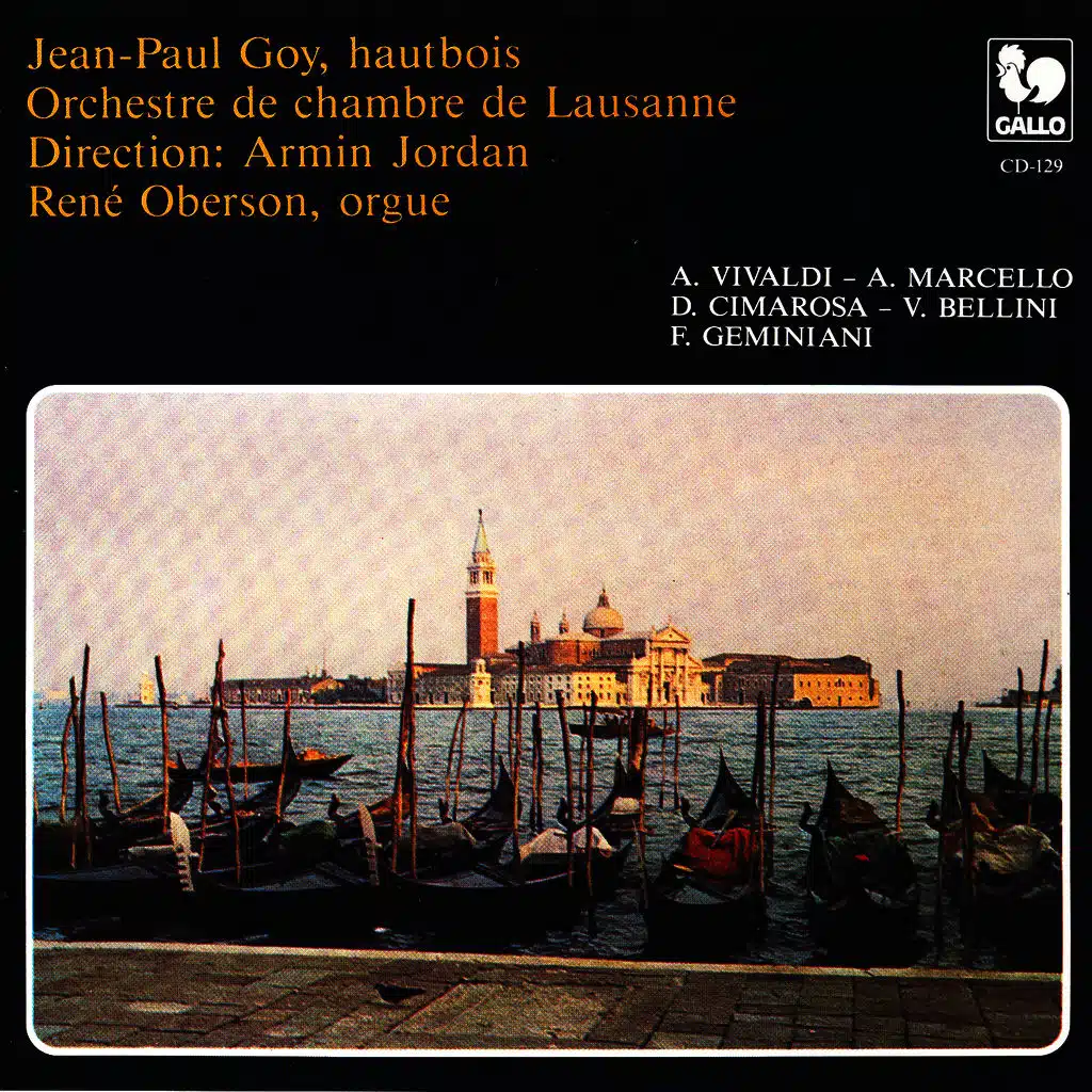 Orchestre de Chambre de Lausanne & JeanPaul Goy Oboe Concerto in D