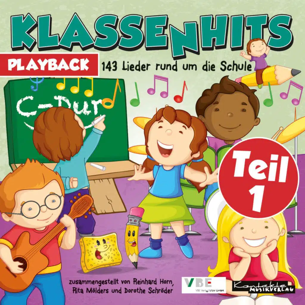 KlassenHits – Teil 1 – 143 Lieder rund um die Schule (Playback)