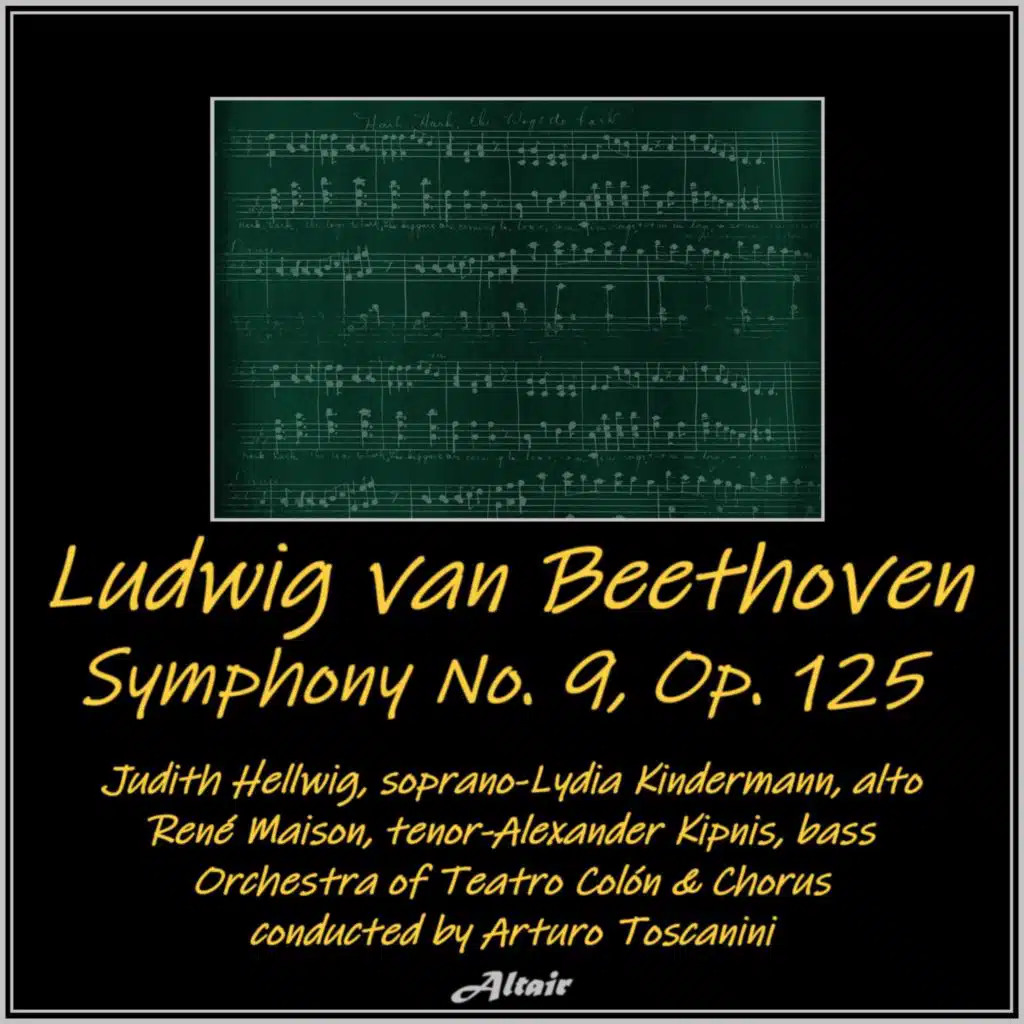 Beethoven: Symphony NO. 9, OP. 125 (Live)