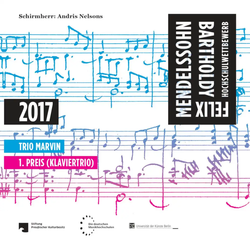 Felix Mendelssohn Bartholdy Hochschulwettbewerb 2017 - 1. Preis (Klaviertrio)