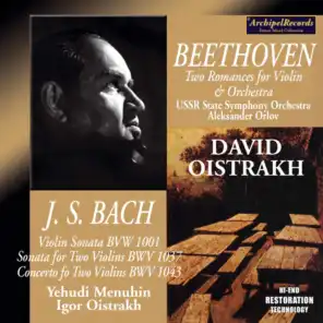 David Oistrakh Bach and Beethoven Recordings