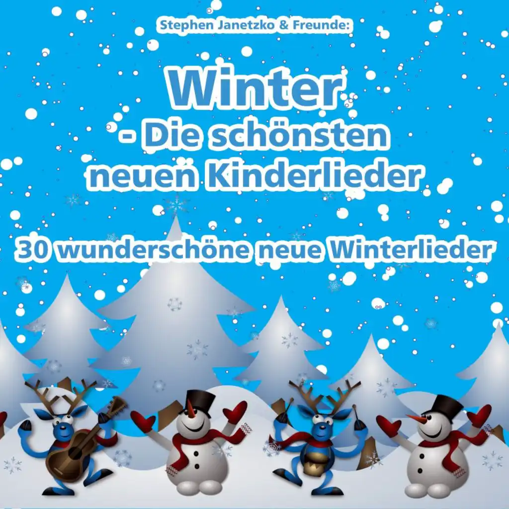 Weiße Flocken überall