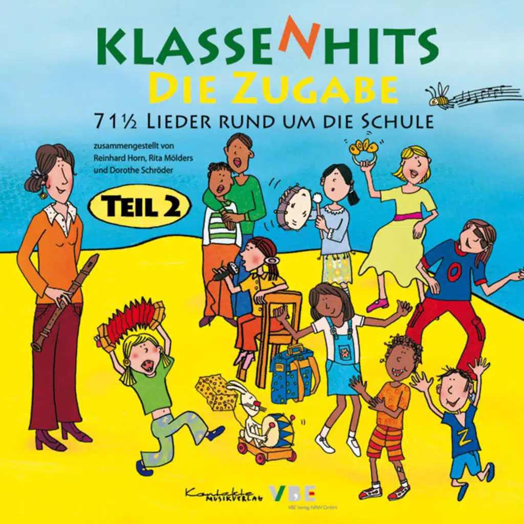 KlassenHits – Die Zugabe – Teil 2 – 71 1/2 Lieder rund um die Schule