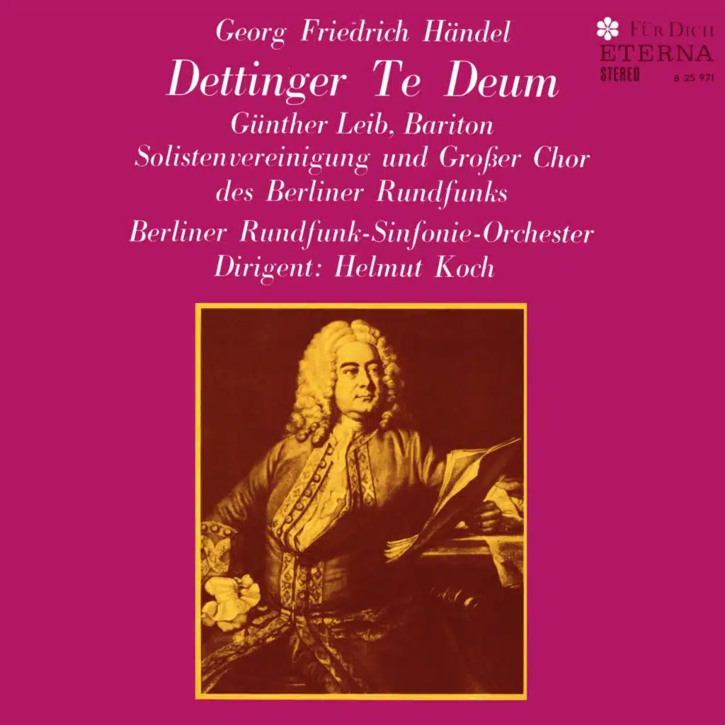 Te Deum in D Major, HWV 283, "Dettingen": The glorious company of the apostles