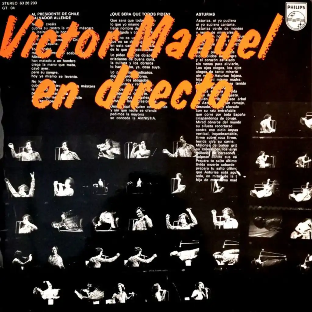 Carta De Un Minero A Manuel Llaneza (En Directo En El Teatro Monumental De Madrid / 1976)