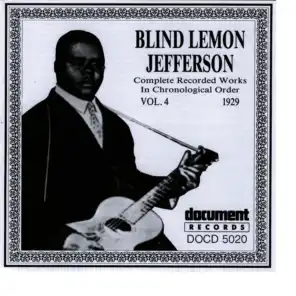 Blind Lemon Jefferson Vol. 4 1929