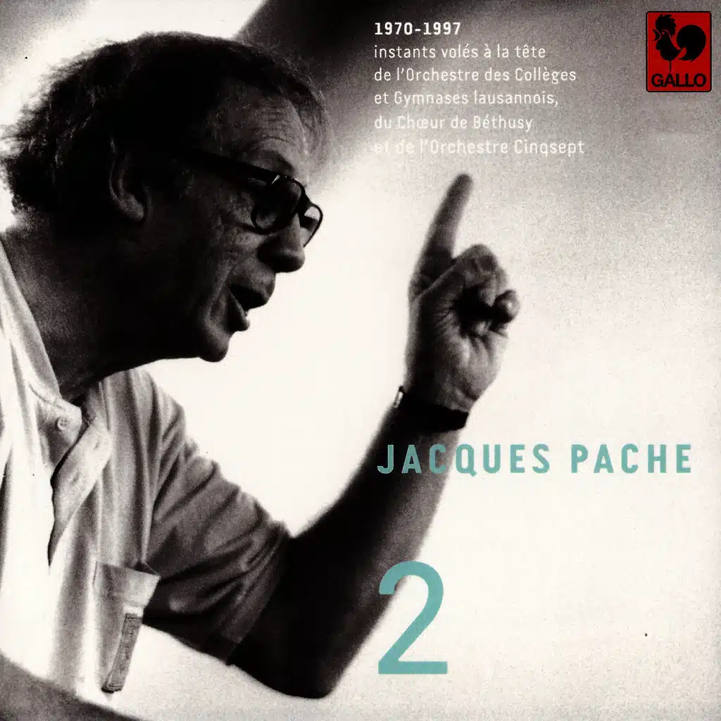 Bach - Vivaldi - Hostettler - Handel - Haydn - Vanhal - Telemann: Jacques Pache, passeur de souffle, de beauté et d'exigence, Vol. 2