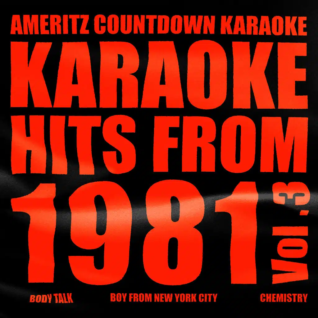Karaoke Hits from 1981, Vol. 3