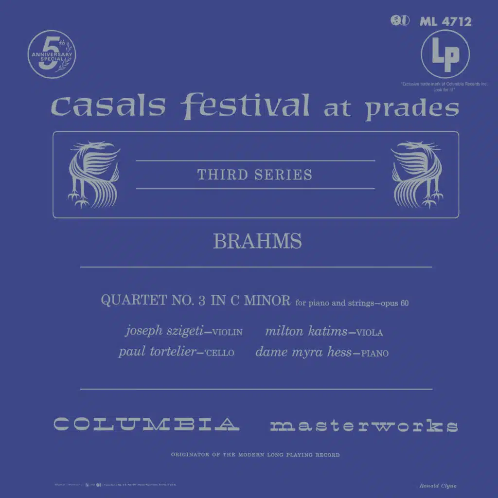 Joseph Szigeti, Myra Hess & Pablo Casals