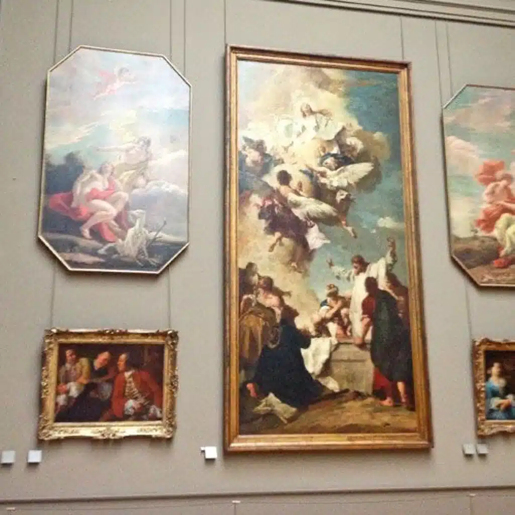 displayed at The Louvre (we are).