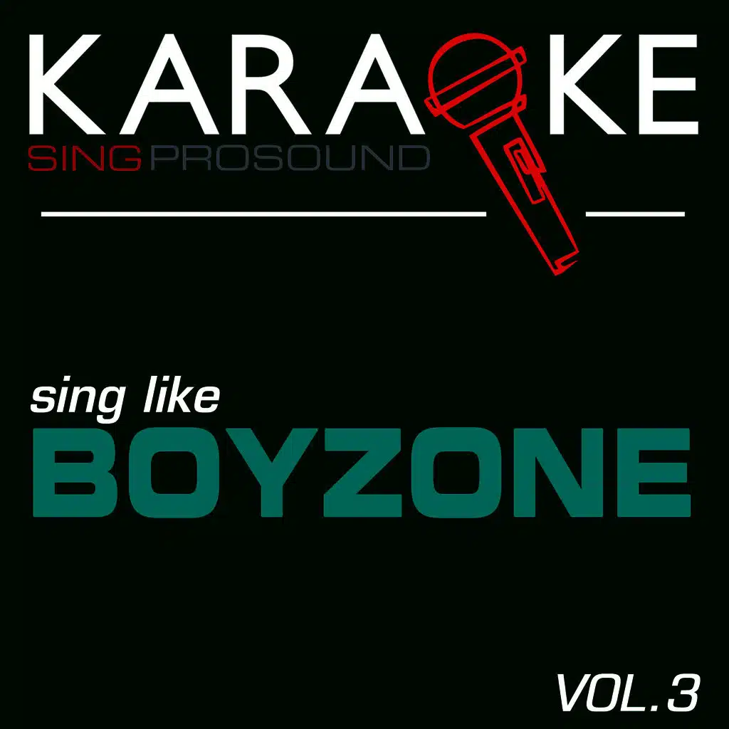 Karaoke in the Style of Boyzone, Vol. 3