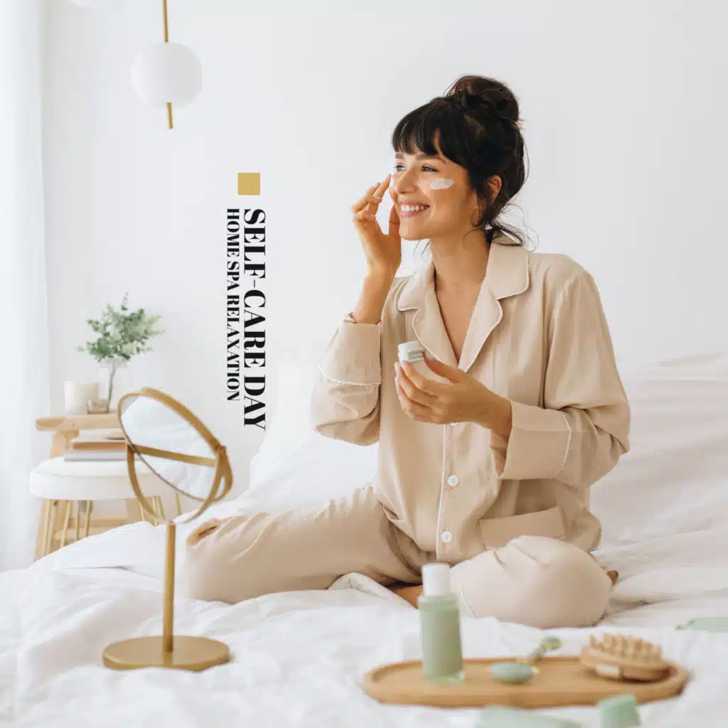 Self-Care Day: Home Spa Relaxation - Balance and Relaxation, ASMR Ambience, Spring Body Cleansing, Dry Brushing - Ayurvedic Massage