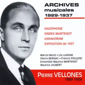 Pierre Vellones archives musicales