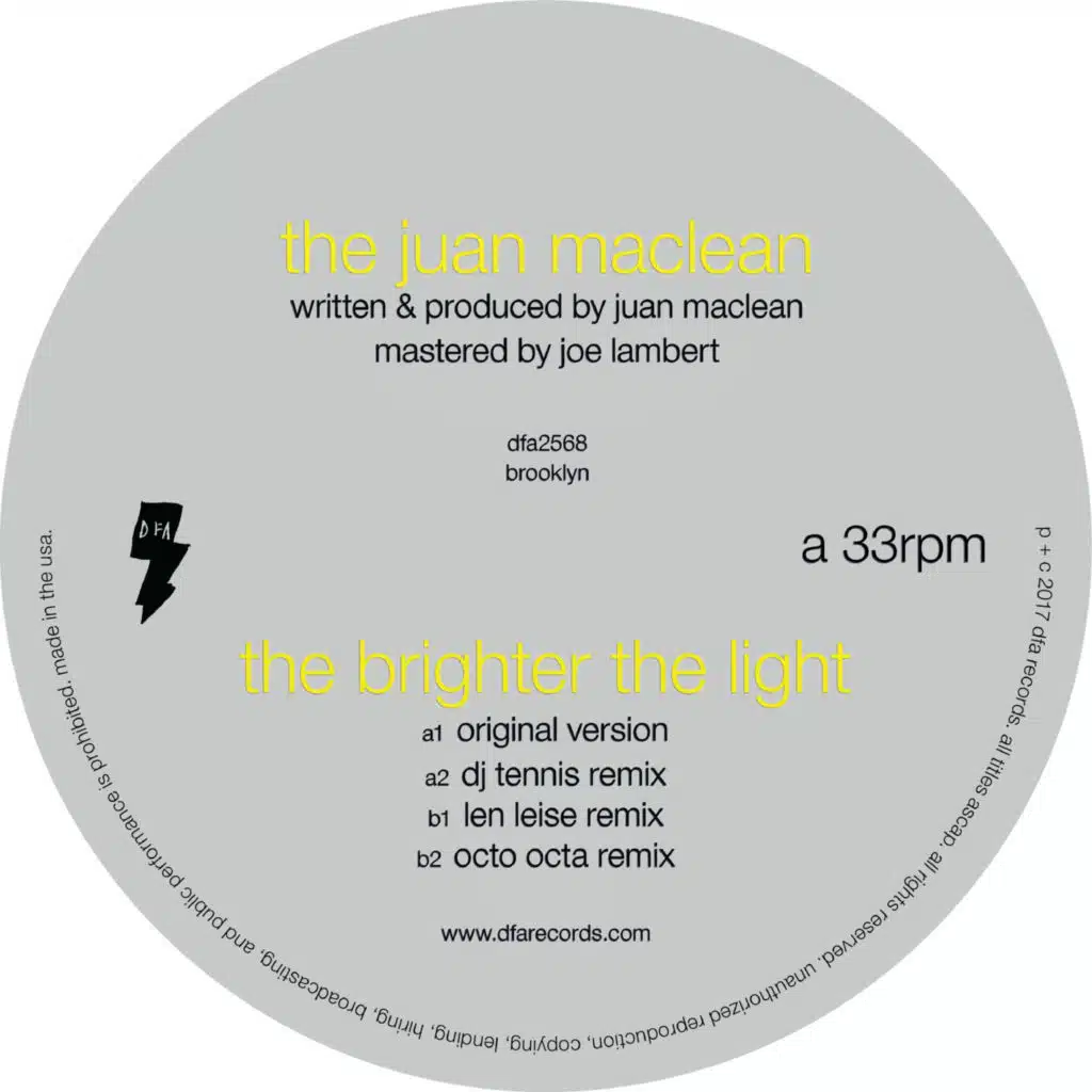The Brighter the Light (DJ Tennis Remix)