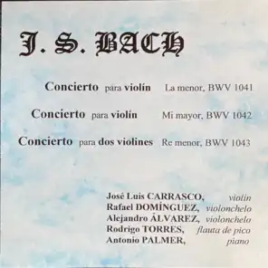 Concierto para violín y orquesta en La menor: Allegro moderato