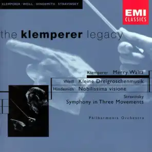 Klemperer/Weill/Hindemith/Stravinsky