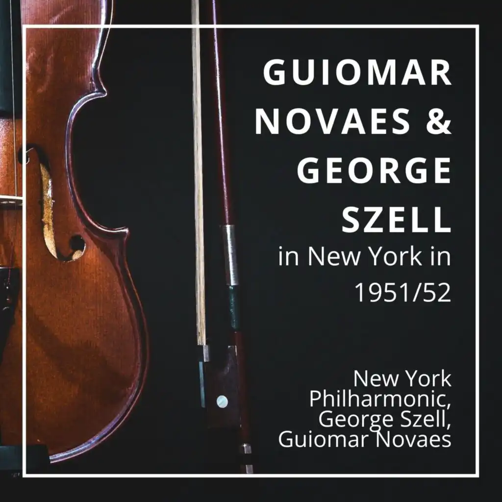 Guiomar Novaes & George Szell in New York in 1951/52