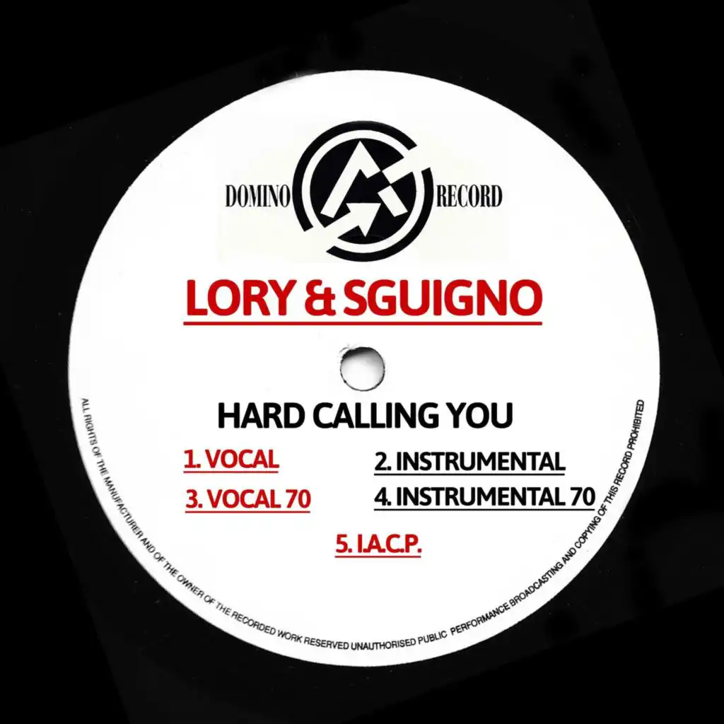 Hard Calling You (Vocal 70)