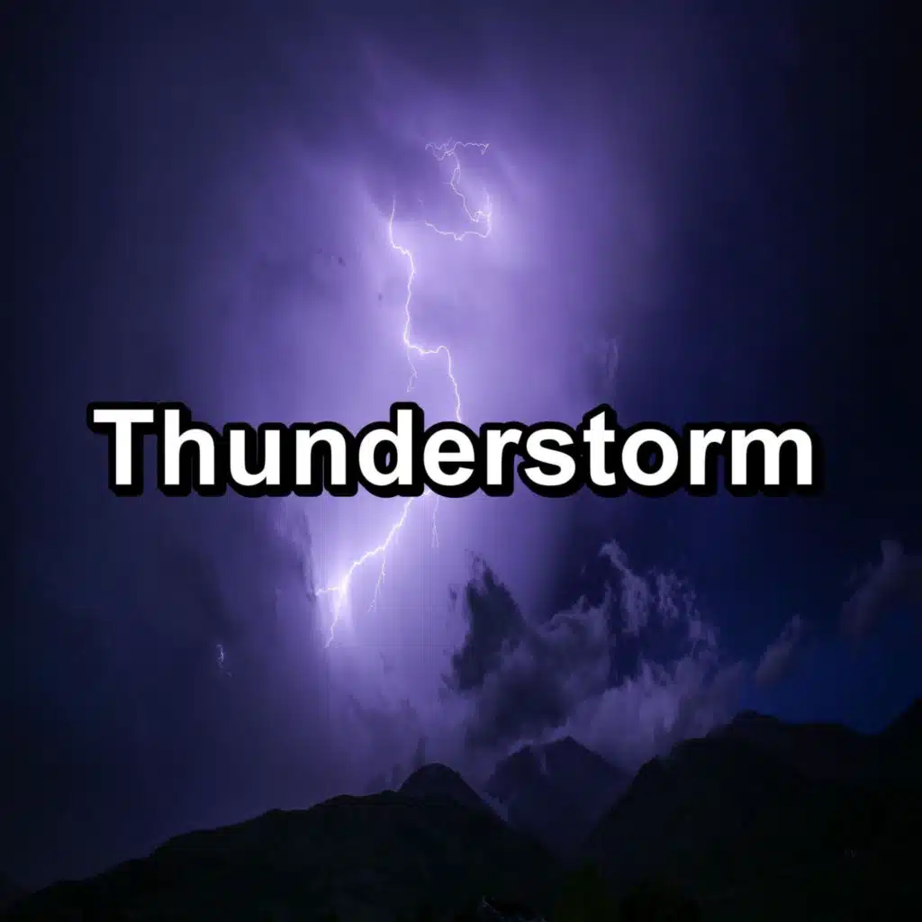 Distant Rain Storm Calm Instrumental Sounds