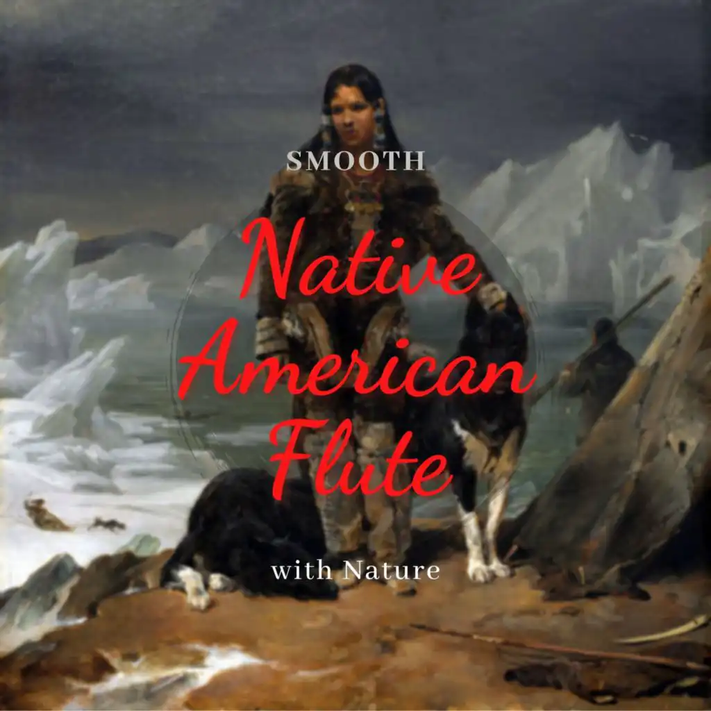 Smooth Native American Flute with Nature