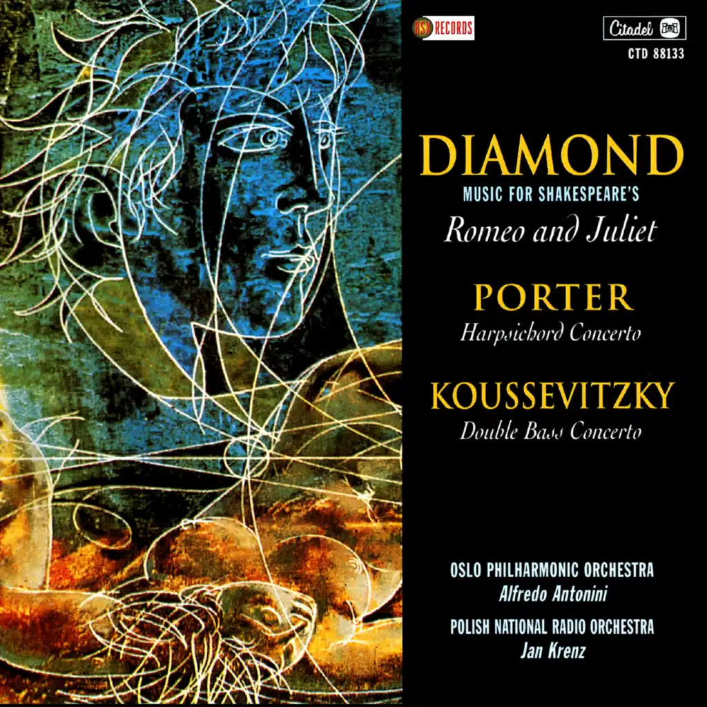 Music For Shakespeare's "Romeo And Juliet" / In Memoriam / Concerto For Double Bass And Orchestra / Concerto For Harpsichord And Orchestra