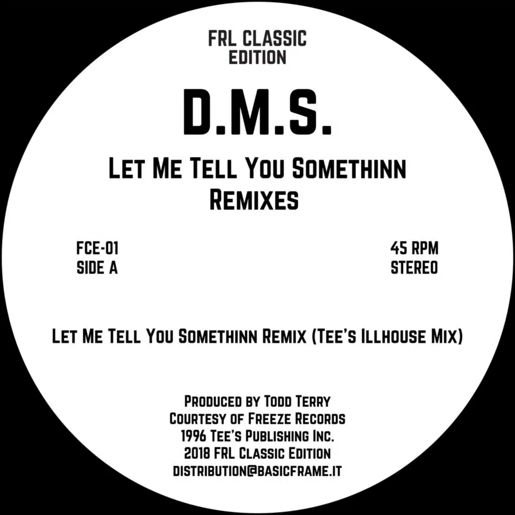 Let Me Tell You Somethinn Remixes