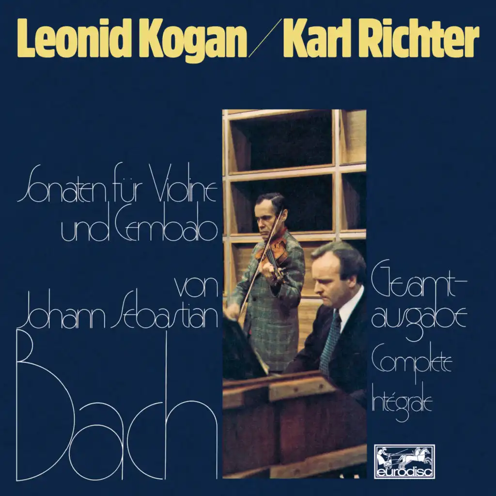 Leonid Kogan, Karl Richter & Johann Sebastian Bach