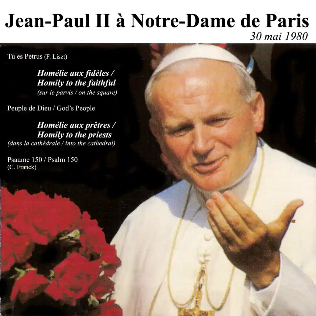 John Paul II at Notre-Dame in Paris