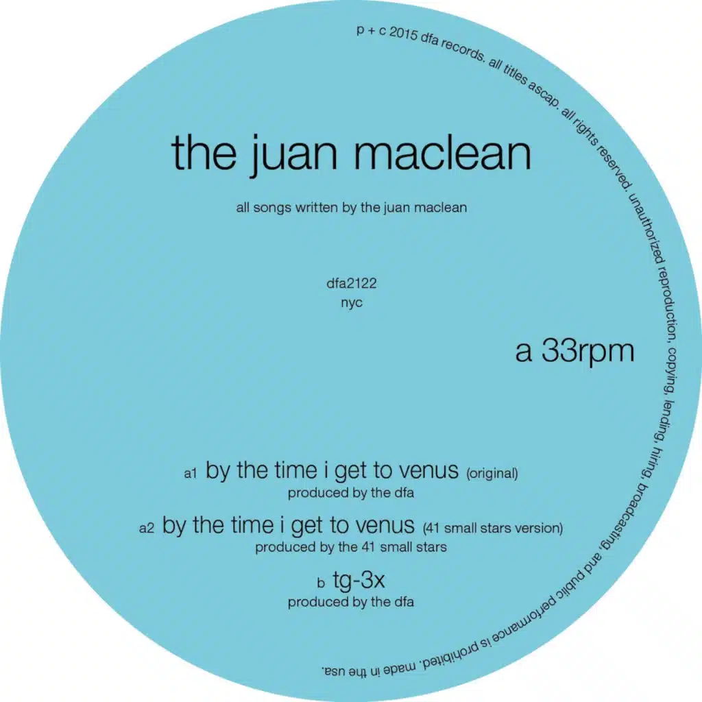 By The Time I Get To Venus (41 Small Stars Version)