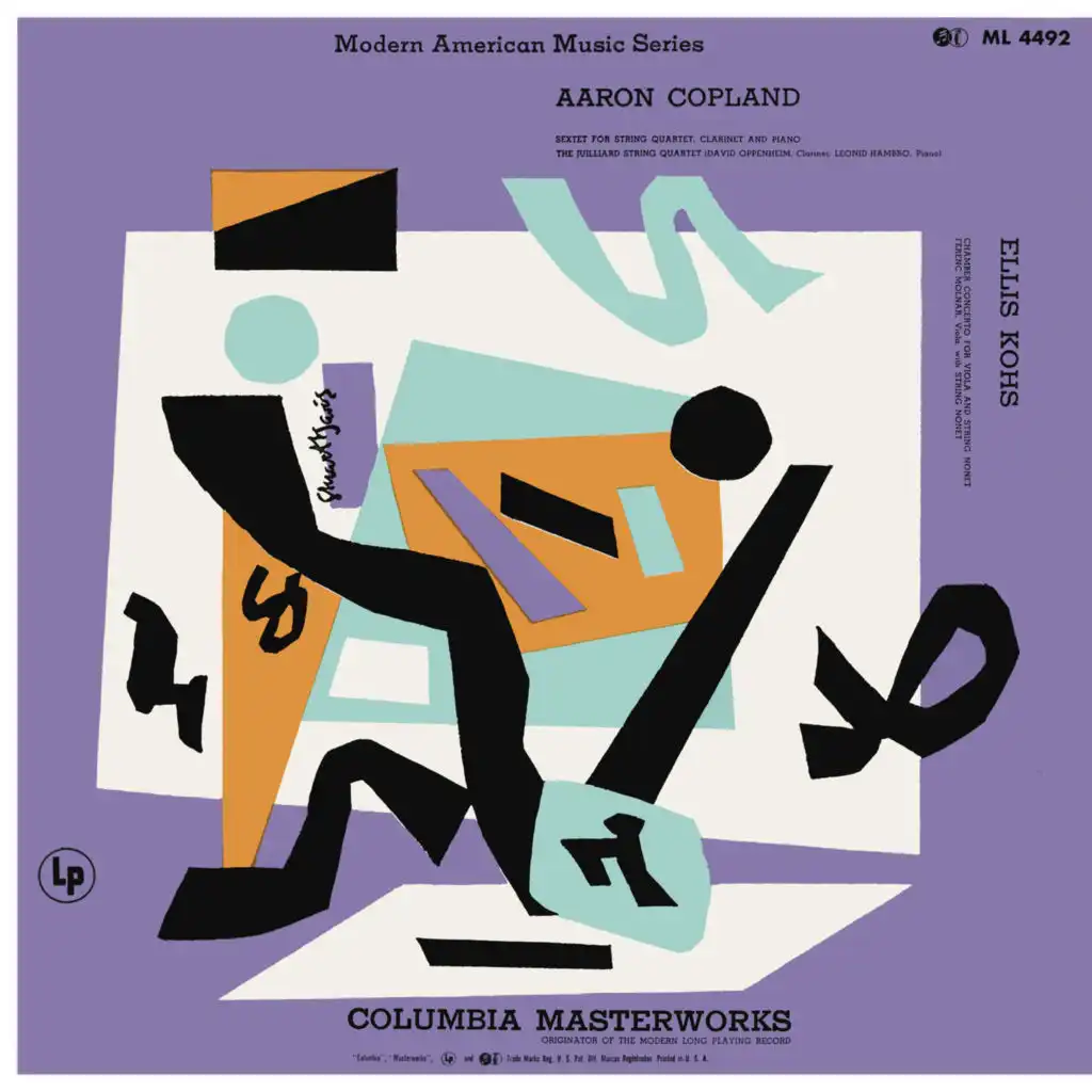 Copland: Sextet for String Quartet, Clarinet and Piano - Kohs: Chamber Concerto (Remastered)