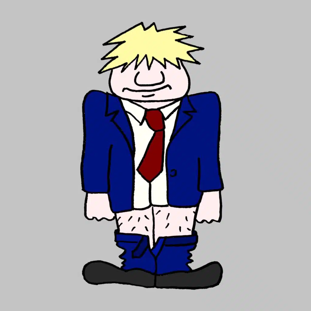 A Statue of Boris Johnson