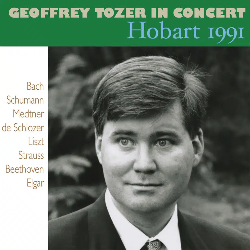 Geoffrey Tozer in Concert, Hobart 1991