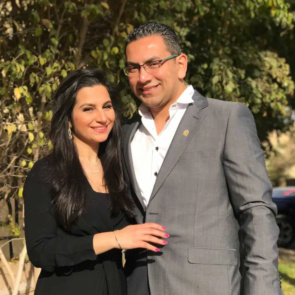 بيتر غطاس و مونيكا جورج