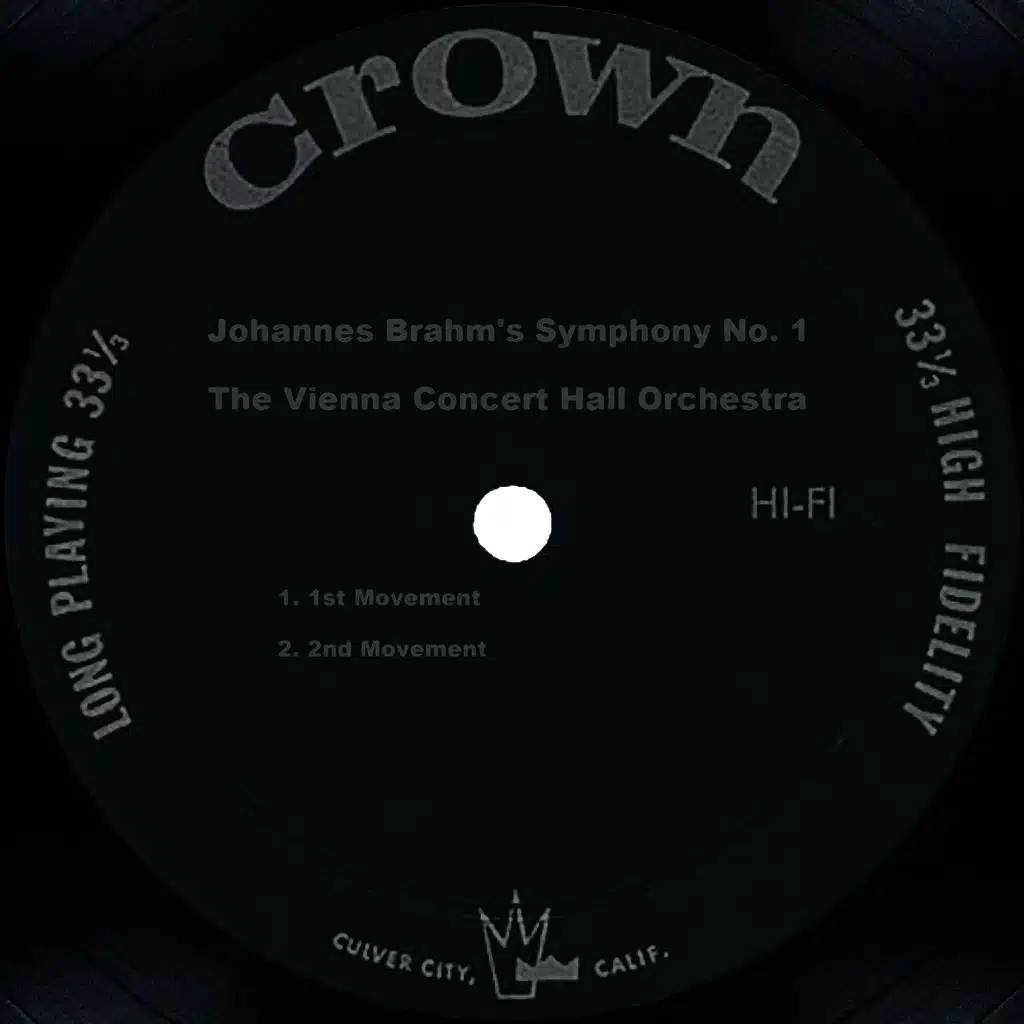 Johannes Brahm's Symphony No. 1