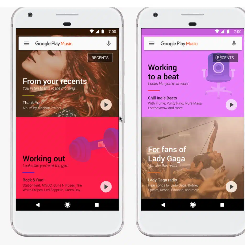 Google Play Music updates personal features