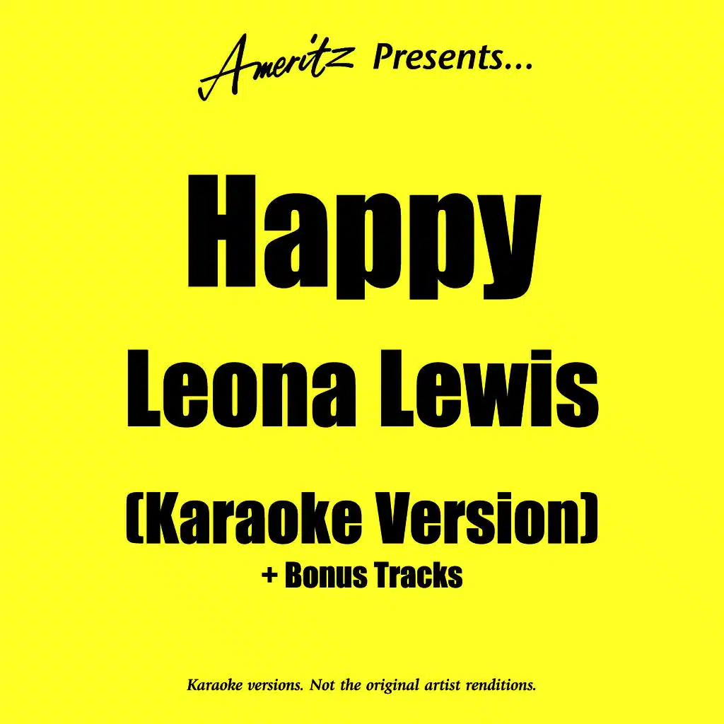 Footprints In The Sand (In The Style Of Leona Lewis) (Bonus Track)