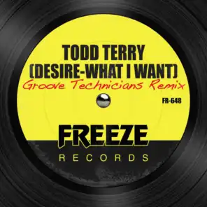 Desire (What I Want) [Groove Technicians Remix Edit]