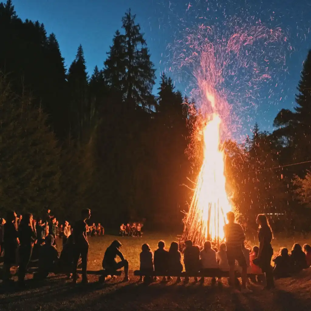 Fireplace Sounds, Fire Sounds & Sounds of Nature Noise